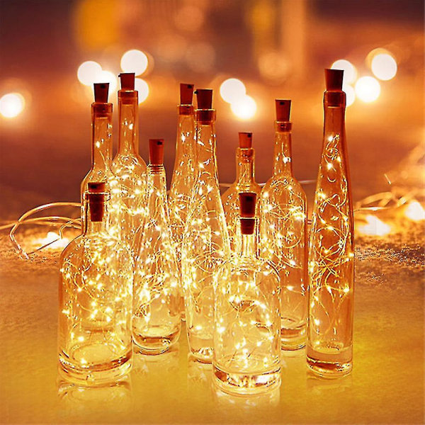 30st LED-flaskslingor juldekoration gratis frakt