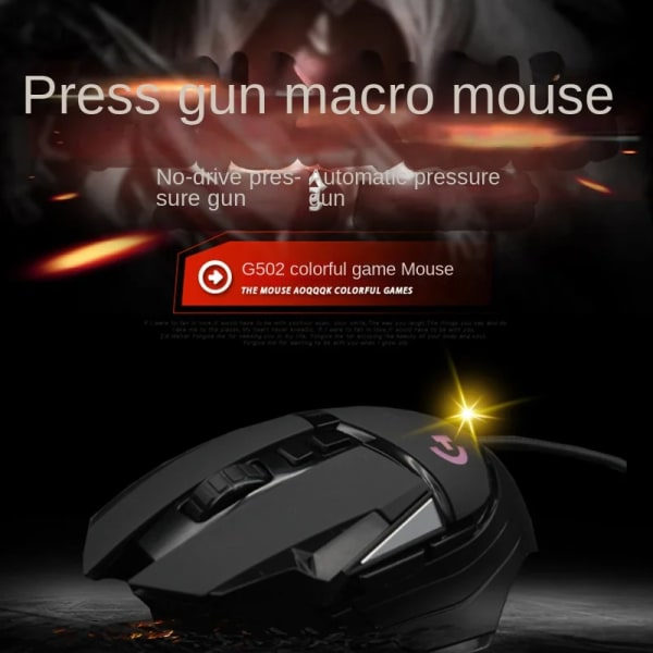 G502 HERO Högpresterande Trådbunden Spelmus, HERO 25K-sensor, 25 600 DPI, RGB, Justerbara Vikter, 11 Programmerbara Knappar, Internt Minne