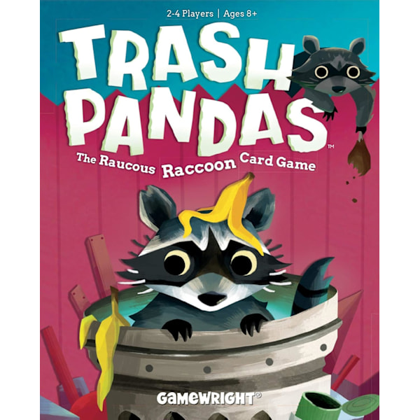 Gamewright | Trash Pandas | Miniatyyrinen peli | Alkaen 8 vuotta | 2-4 pelaajaa | 20 minuutin peliaika