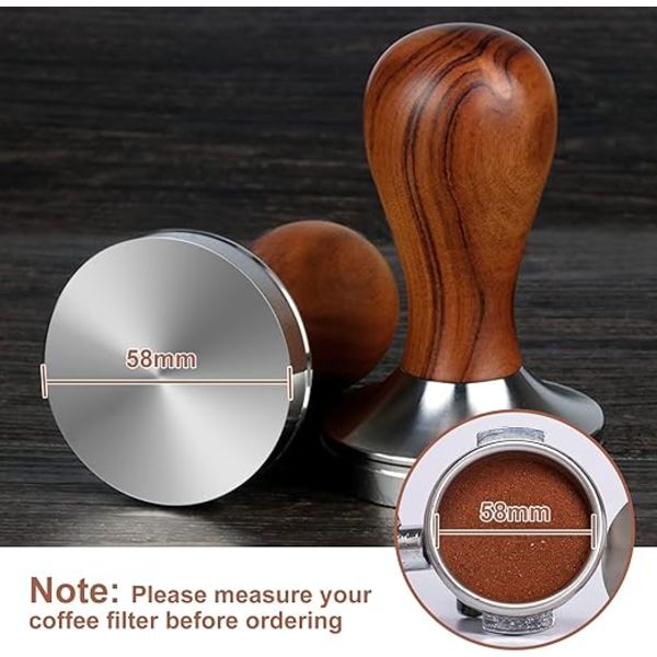Kaffetamper, Kaffetamper, Espressotamper, Rustfritt Stål_tfrf