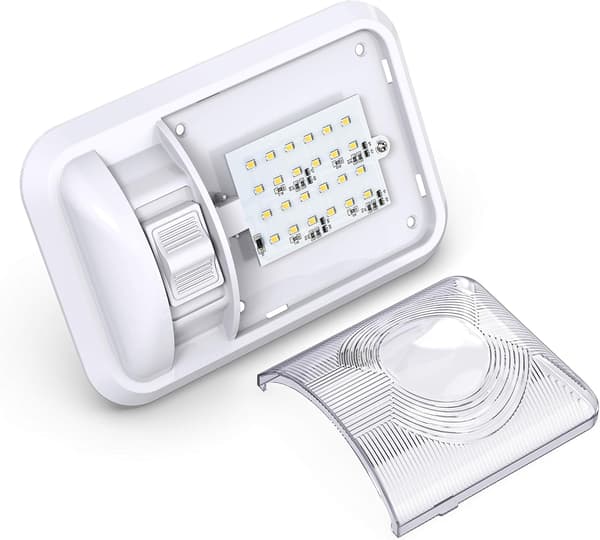 5 kappaletta 12V LED-kattovalaisin matkailuautoon - 300 lm - 4000K