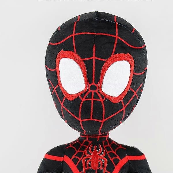33 cm Spider-Man Plyschdocka Spiderman Plyschdocka För Barn Halloween Julklapp Black_tfrf Black