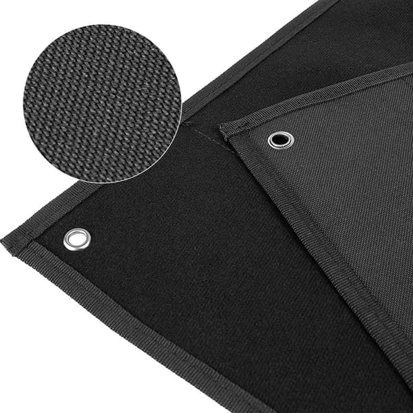 Patch organizer board - Velcro overflade - 85 x 70 cm - sort
