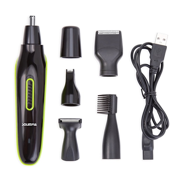5-i-1 Oppladbar Nes- og Skjeggtrimmer for Menn