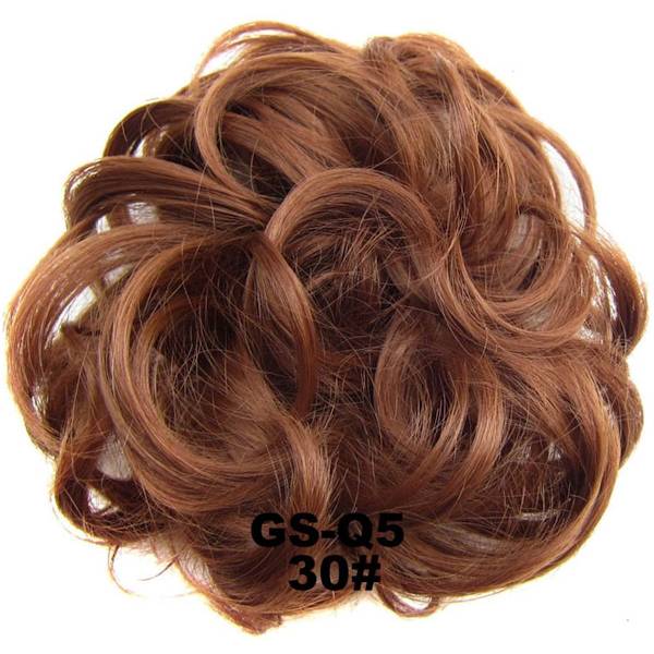 Hårdel - Hårscrunchie - Hårband - Förlängning - 2 stycken - #30