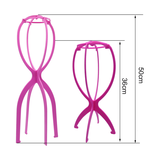 Peruukkihattuteline SVART 50CM