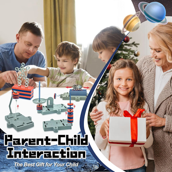 Magnetic Science Kit - Educational DIY for Kids 6+ Years, STEM Project Gifts for Boys and Girls A