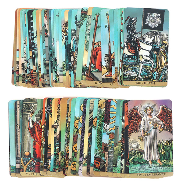 Sälande vis ande Tarotkort Engelska brädspel Divination sida Multicolor onesize