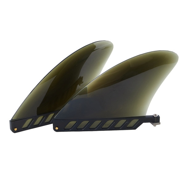 4,6 tum Soft Flex Sup Center Fin White Water Fin For Air Sup L Black onesize