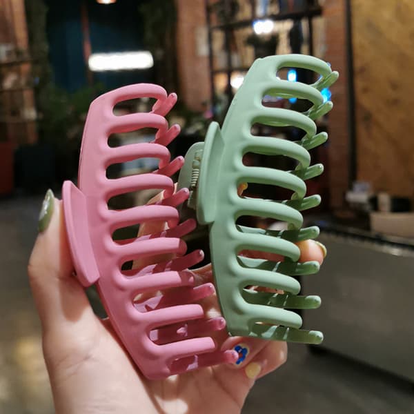 ##/Hårklype 4 stk. hårklyper store plastklyper##/