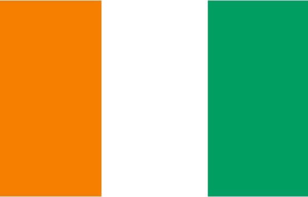 Elfenbenskystens flag - 90x150cm