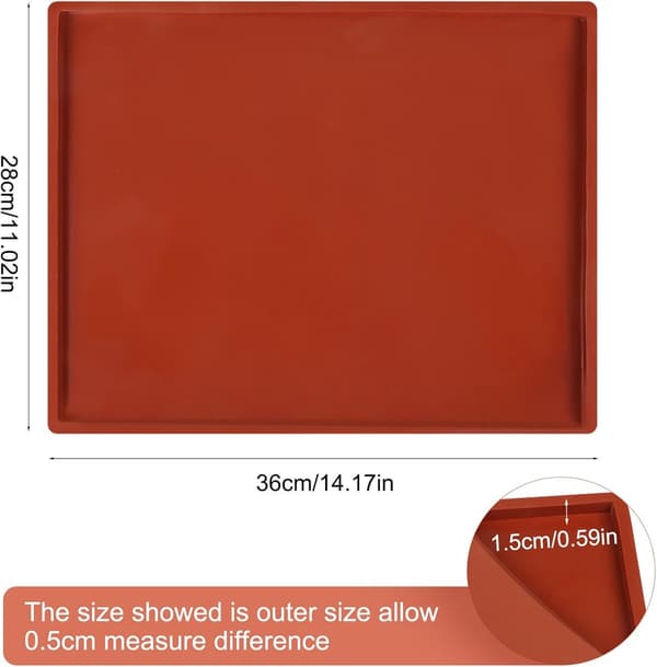cm - Swiss Roll Mat - Flexible - Silicone Sheet - Baking Sheet - with - Non-stick - Coating - Baking Utensils - Kitchen Utensils - Suitable - Swiss Rolls