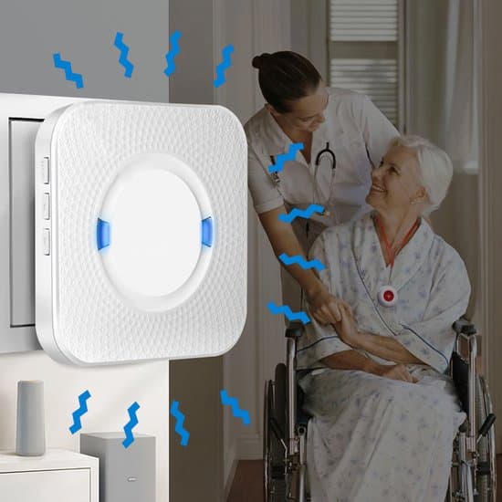 SOS Nødvarslingsknapp for Eldre, Trådløs Ringeknapp med Plug-in Mottaker, Høy Alarm, Bærbar Panikk-knapp for Eldre