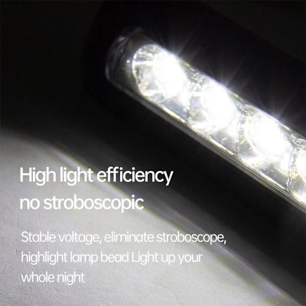 RV Markise Lampe LED-belysning SORT 12V 12V Sort 12V-12V[XJ]_tfrf