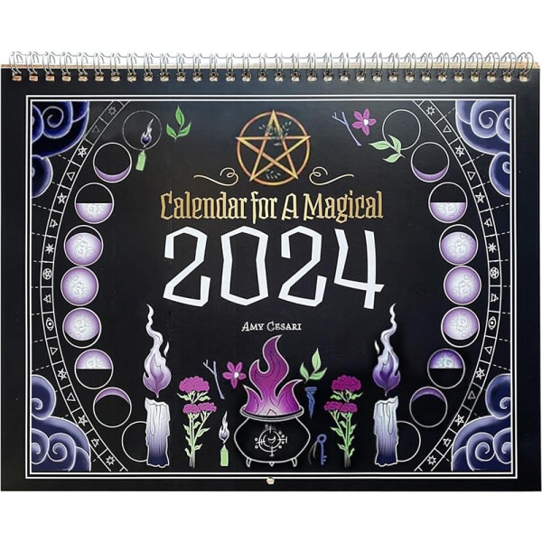 2024 Kalender f?r en magisk v?ggkalender Praktisk magic f?r E 1 onesize