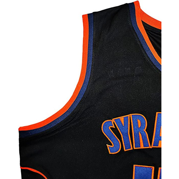 College Sports #15 vintage broderad baskettröja for män, 90-tals hiphopkläder svart—S zdq