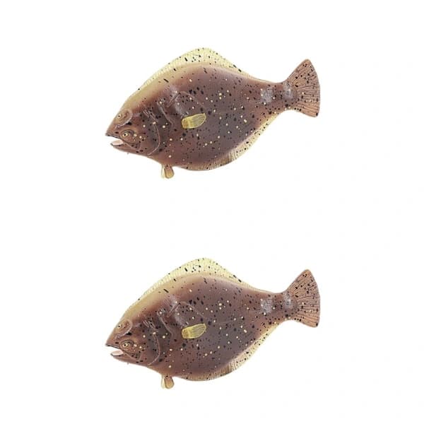 Realistic Pretend Fish Toy Simulated Lifelike Model 2x 2x