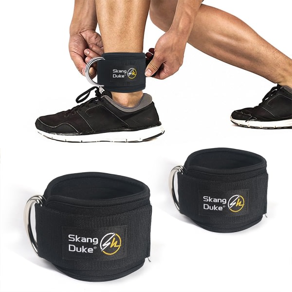 Ankletband för kabelmaskin, justerbara fotledsband för black