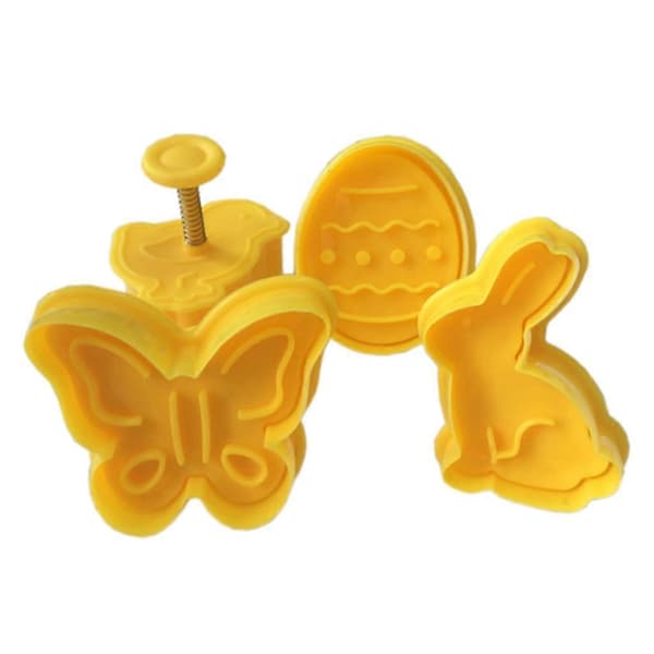 Påskehare Kylling Æg Fondant Kiks Stempler DIY Kageform Chokoladekage_tfrf