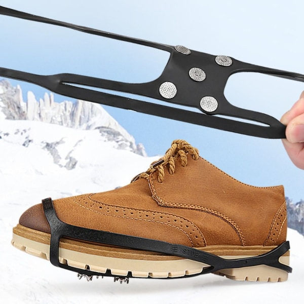 Ice Claws Anti-slip Spike Cover Halkfritt skoskydd Tiger