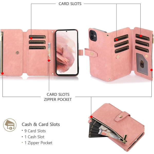 UEEBAI Fodral till Samsung Galaxy S20 FE 5G, Retro PU Läder