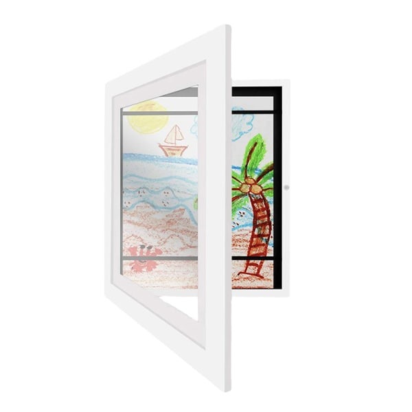 My Little Davinci tr? tavelram 20 ark konstverk - barn white onesize