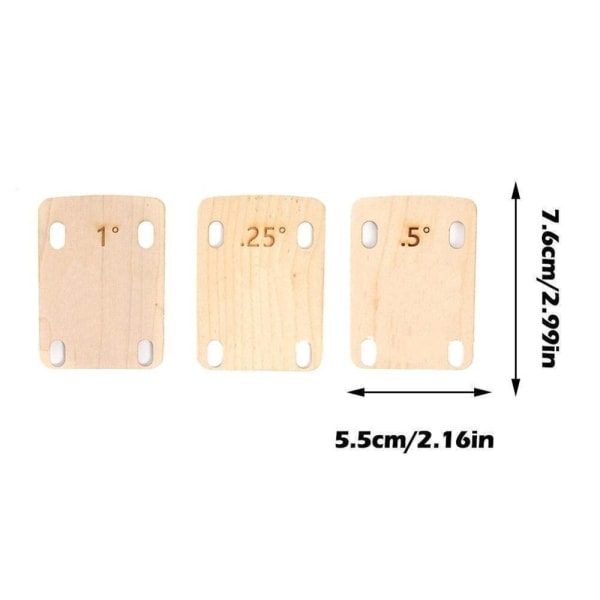 3 st Gitarrhals Shims Elgitarr Ersättningsdelar