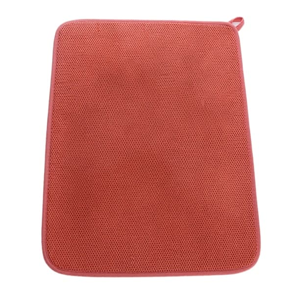 Mikrofiber oppvaskmatte, superabsorberende, rød_tfrf