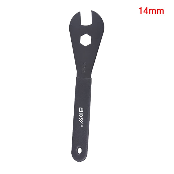 Cykelnøgle i kulstofstål til 13 mm 14 mm 15 mm 16 mm 17 mm 18 mm Sort 14mm