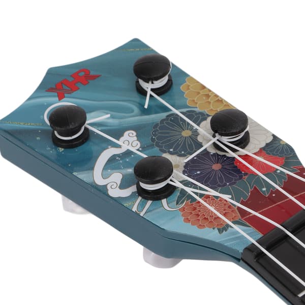 Barnleksak Ukulele Mini Plastgitarr Musikinstrument för Förskolebarn Present Blå