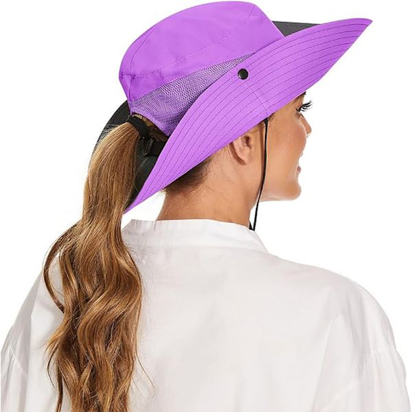 Solhatt herr dam UV-skydd 1 sommarmössa fiskehatt fiskehatt boonie fiskehatt purple