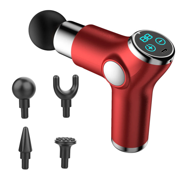 Atletmuskelterapiapparat, oppsmuskelmassager red