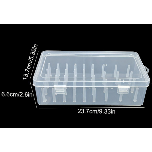 Sewing Thread Storage Box - Holds 42 Thread Spools - Sewing Accessories Organizer