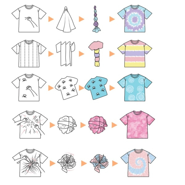 Barns tie-dye färg leksaker