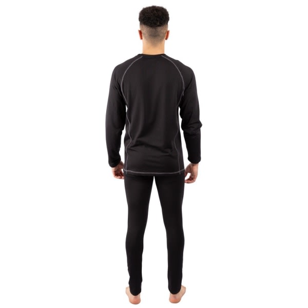 Trespass Unisex Sandler Base Layer Sæt S Sort Sort S zdq