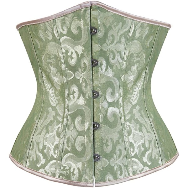 Waist trainer underbyst midja, grön, medium Green Medium zdq