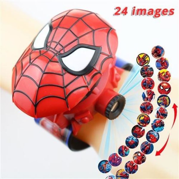 3D-kello digitaalinen projektio Spiderman lelu