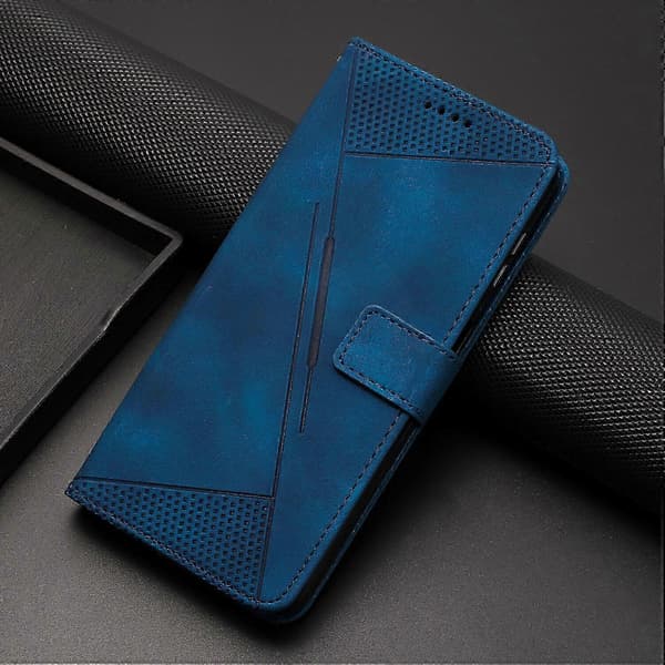 Fodral för Xiaomi POCO M4 PRO 4G Läder Flip Folio Stark Magnetisk C... Blue_tfrf Blue