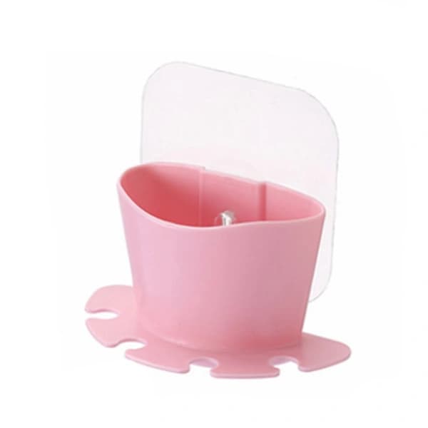 Toothbrush Wall Mount Self-Adhesive Holder for Bathroom Organization