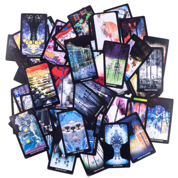 12*7 cm Final Revelation Tarot Prophecy Divination Deck Familj P A En storlek