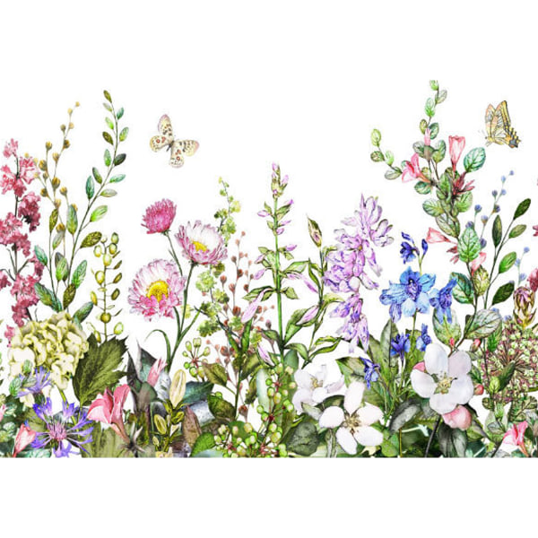 CDQ Växter og blommor kreative flere collage grøn växtvägg
