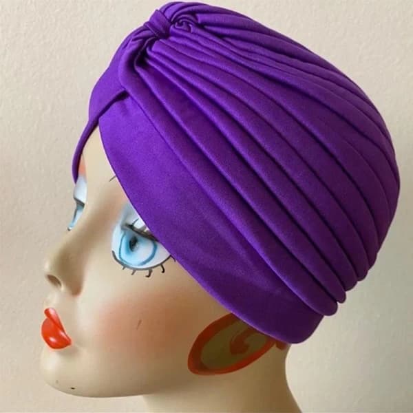 Turban - Dame - Lilla Lilla