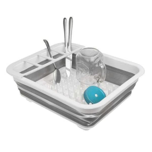 Sammenleggbart oppvaskstativ med smart drenering - Caravan Rack multicolor-tfrf