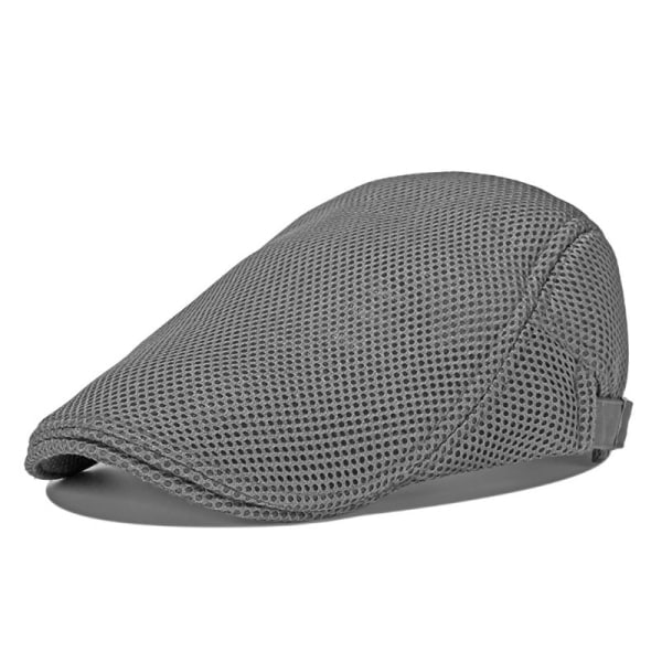 Platt keps basker med topplock för män