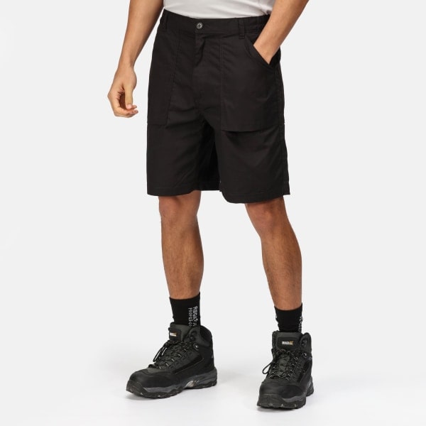 Regatta Mens New Action Sports Shorts 44 Svart Black 44 zdq