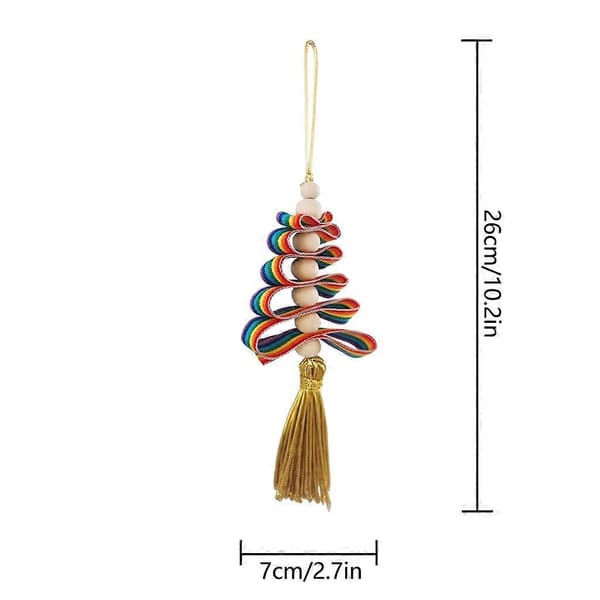 Regnbåge Julgranshänge Söt Ornament Konstmodell Hantverksdekor_tfrf