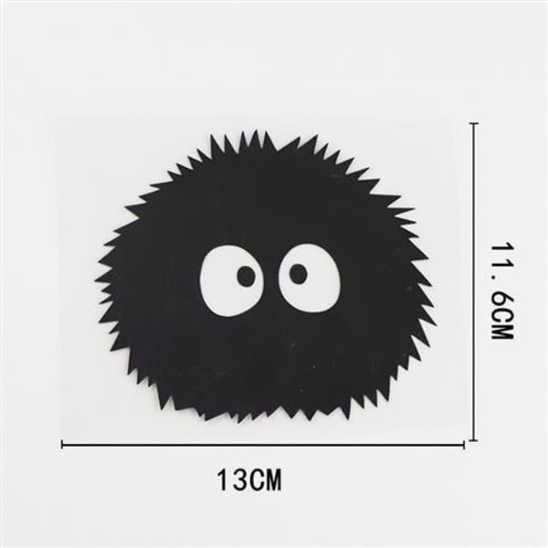4 stk Totoro Ghibli Laputa bilklistremerker, søte mønstrede bilklistremerker