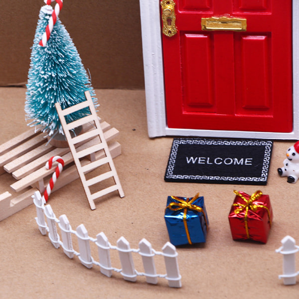12st/ set 1:12 Dockhus Miniatyr Atrium Juldekoration A Onesize