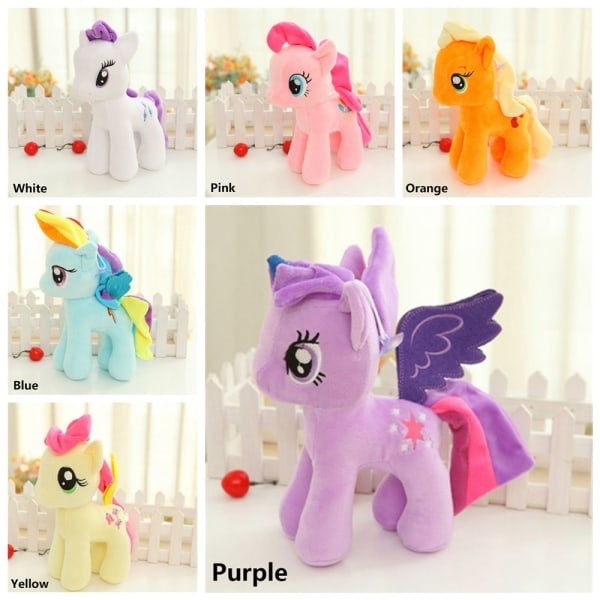 25CM My Little Pony Enhjørning Legetøj LILA lilla