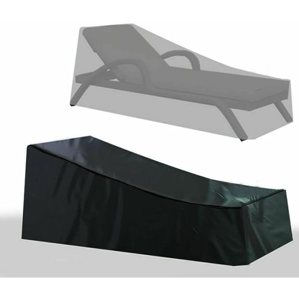 CDQ Cover, vandtæt cover til solstol, cover til havemøbler, 210D opgraderet Heavy Duty Outdoor Lounge cover, All Weather Fade Resist